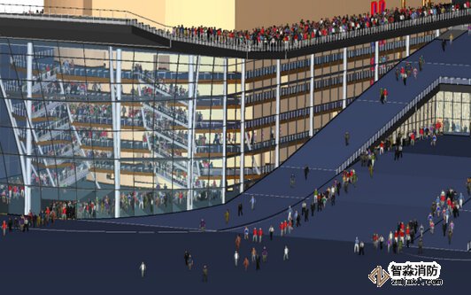 西安消防安全評(píng)估西安人員疏散能力模擬分析軟件Pathfinder6